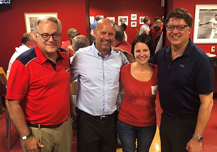 With Dennis Orsey, Bridget Duignan, and John Locallo at ITLA’s Southern Illinois Judicial & Legislative Night